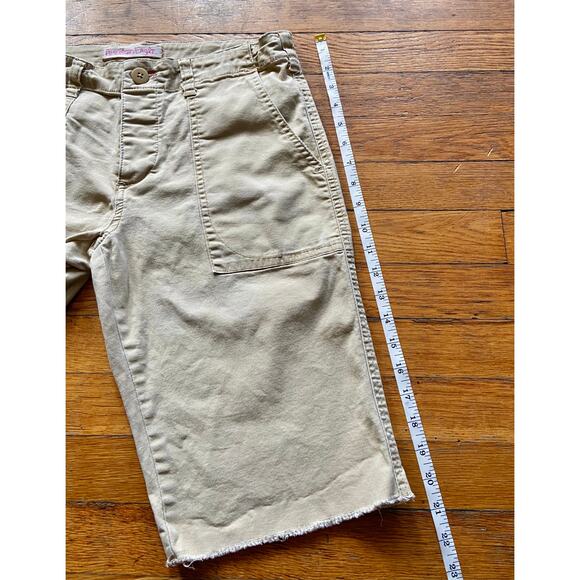 AMERICAN EAGLE Stretch Yellow Button-Fly Cotton Shorts Womens sz 8 - Picture 12 of 12